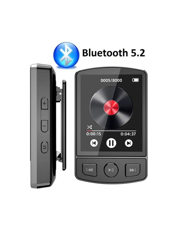 MP3-плеєр з Bluetooth 5.2. HI FI плеєр з кліпсою та динаміком. | 7035682