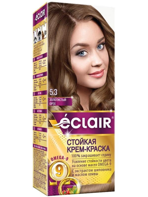 Крем-фарба для волосся Omega-9 Hair Color 5.3 Золотистий горіх | 7038803