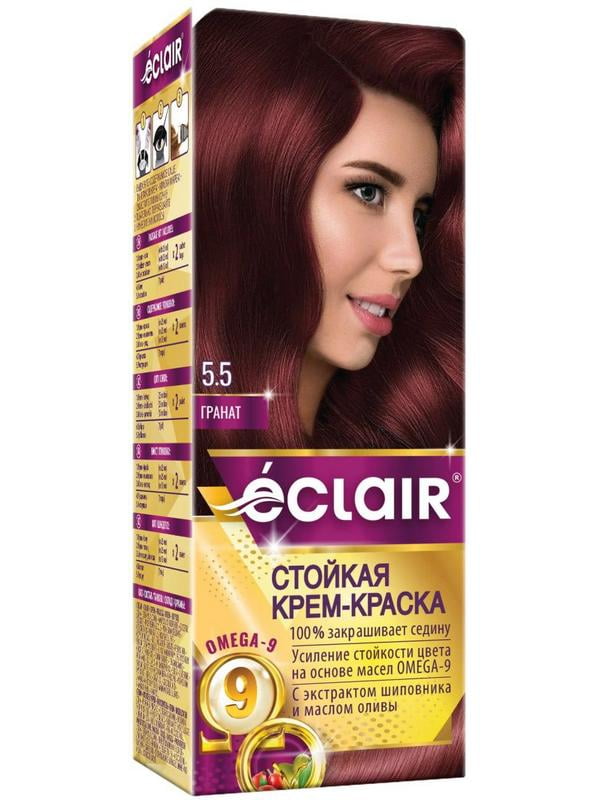 Крем-фарба для волосся Omega-9 Hair Color 5.5 Гранат | 7038804