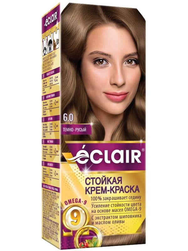 Крем-фарба для волосся Omega-9 Hair Color 6.0 Темно-русявий | 7038807