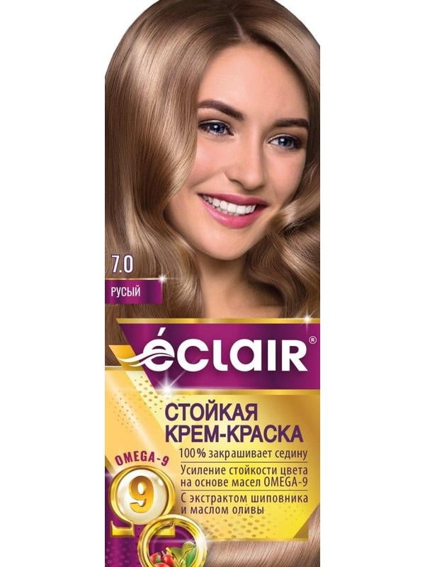 Крем-фарба для волосся Omega-9 Hair Color 7.0 Русявий | 7038813