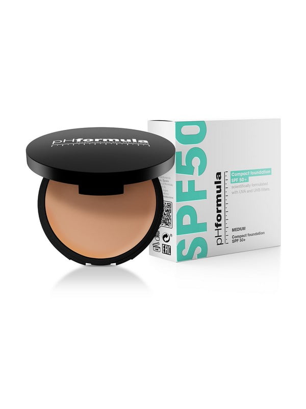 Компактна основа SPF 50+ середній тон \ Compact Foundation Medium Plus SPF 50+ (14 г) | 7048411