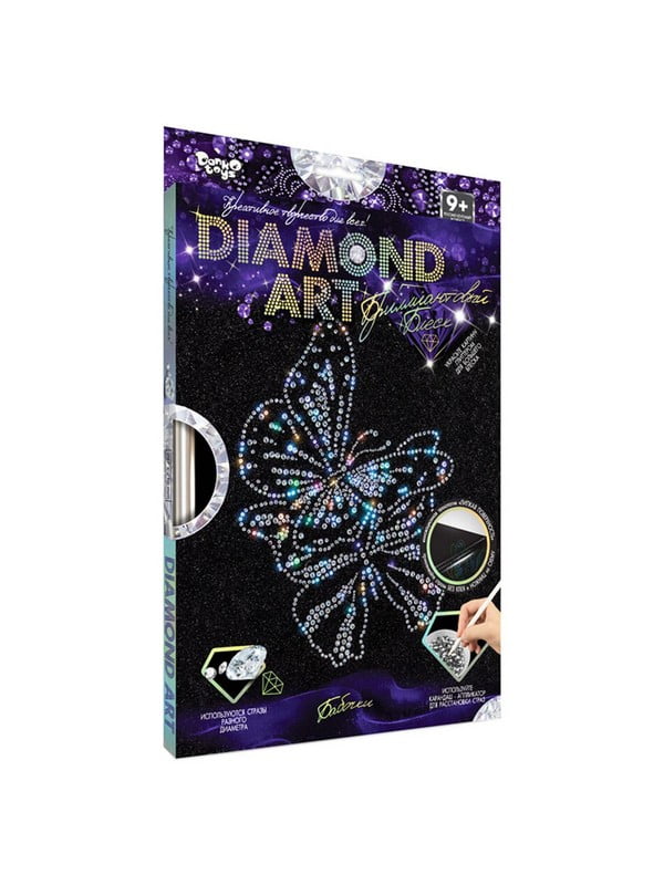 Комплект креативної творчості "Diamond art"  10 видів  Метелики | 7053352