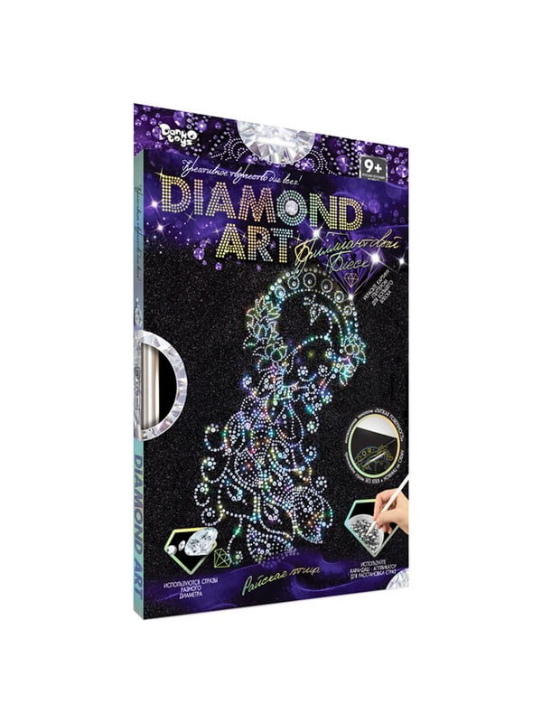 Комплект креативної творчості"Diamond art"  10 видів  Райська птиця | 7053353