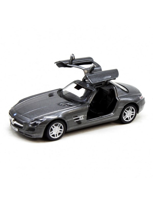 Машинка металева Mercedes-Benz SLS AMG Чорний | 7053432