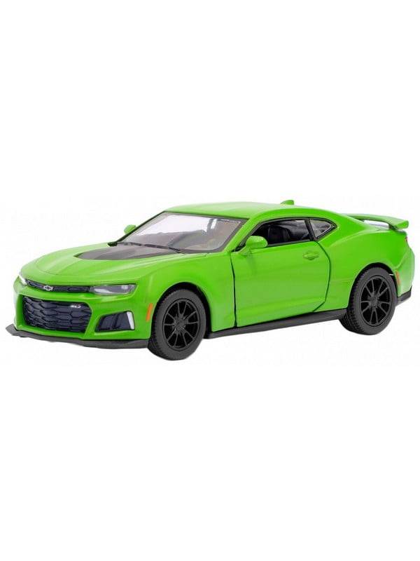 Колекційна іграшкова машинка Chevrolet camaro ZL1 5' інерційна Зелений | 7054924