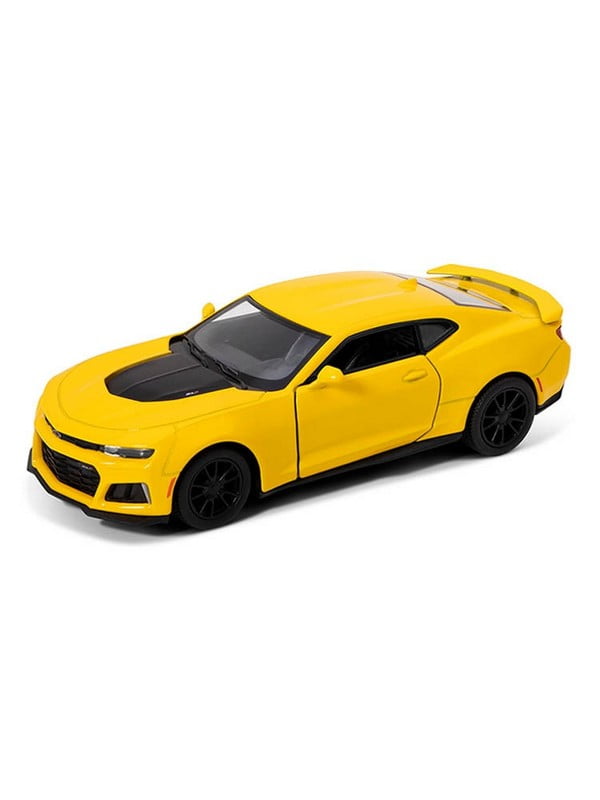 Колекційна іграшкова машинка Chevrolet camaro ZL1 5' інерційна Жовтий | 7054926