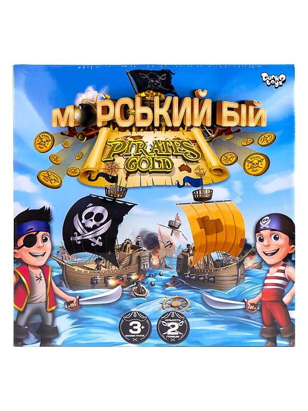 Настільна гра "Морський бій. Pirates Gold" укр | 7057225