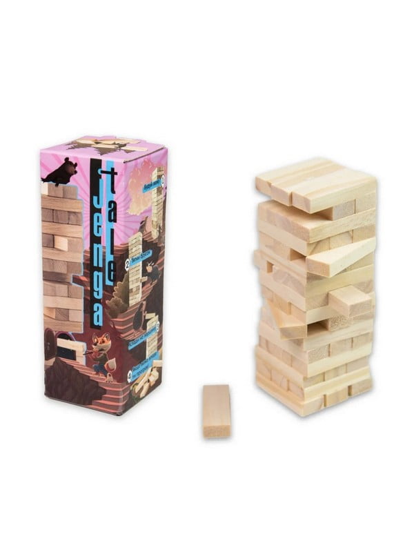 Настільна гра "Jenga Tale", 48 брусків, українською мовою | 7059001