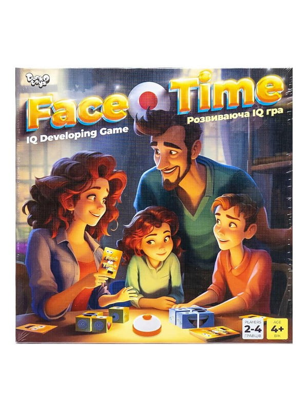 Розвиваюча настільна гра "Face Time" з дзвіночком | 7062701