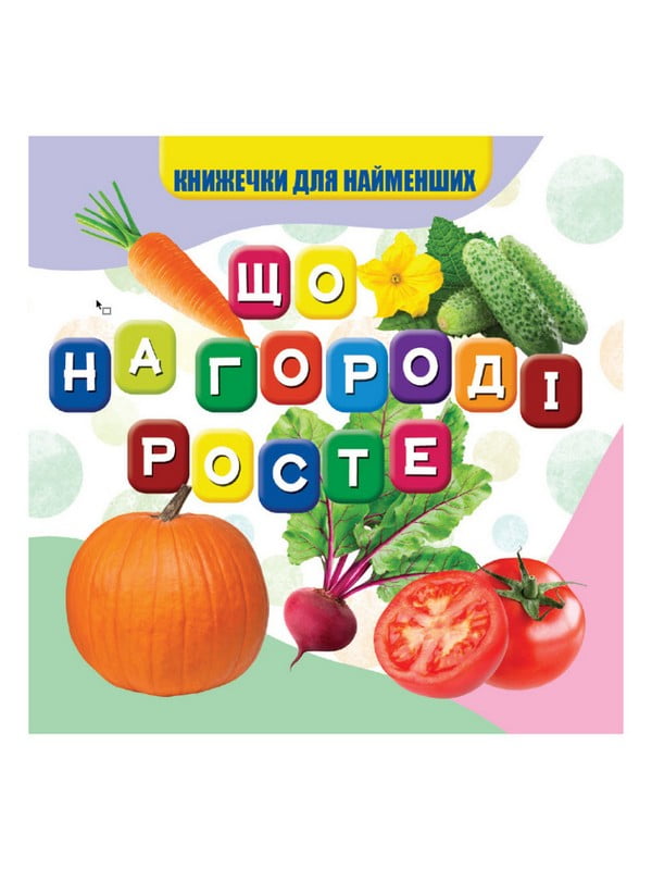 Моя перша книжечка Що росте на городі, 10 сторінок | 7063406