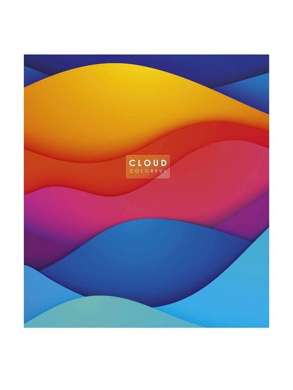 Зошит загальний "Cloud colorful" в клітинку (48 аркушів) | 7065403