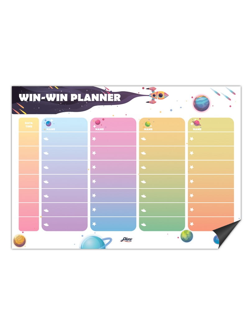 Магнітний планер на тиждень Win-Win Planner для сімейного та командного планування А3 (42х30 см) | 7165212