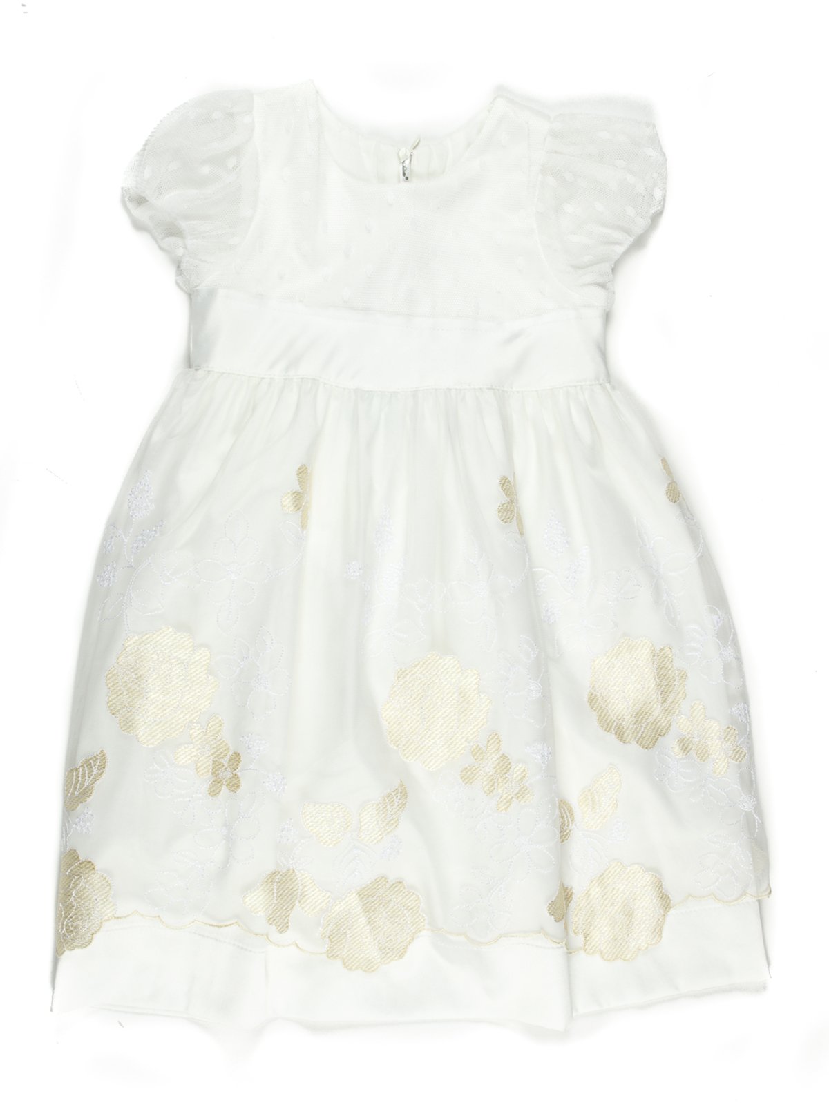 Платье белое с вышивкой | 711725
