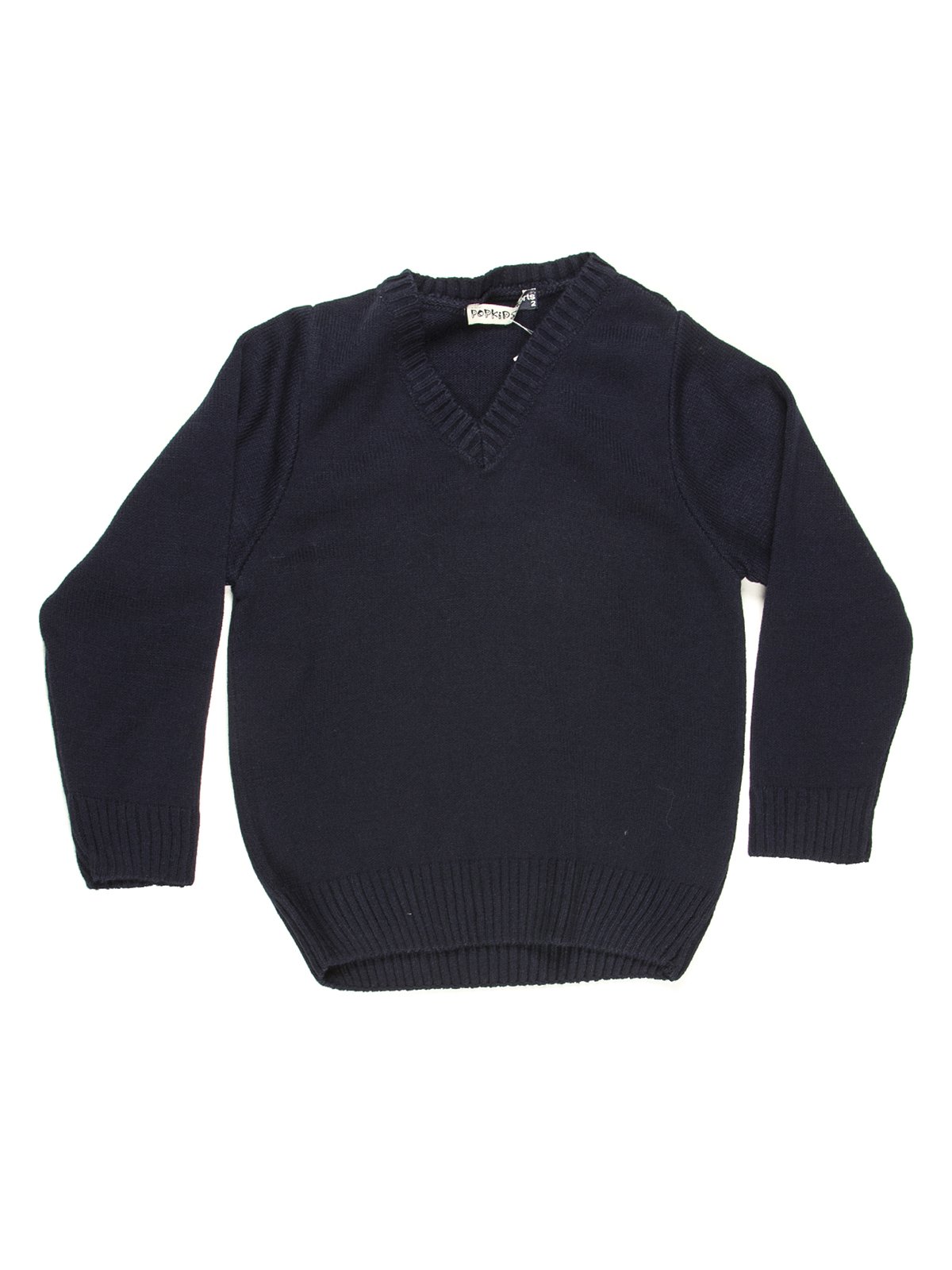 Пуловер темно-синій теплий | 712182
