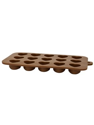 Силіконова форма для шоколаду «Серце» (20,5x10,3x1,8 см) | 2787334