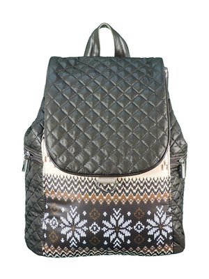 Рюкзак коричневый с орнаментом | 2854879