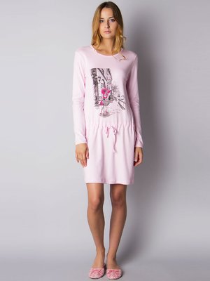 Платье домашнее розовое | 3247685