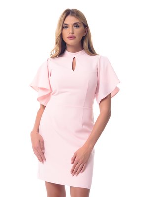 Платье розово-бежевое | 3573645