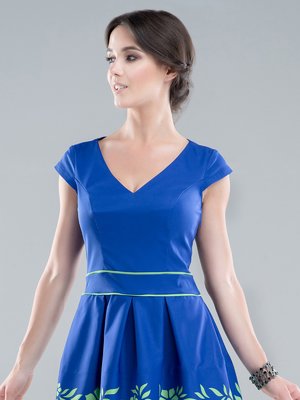 Платье цвета электрик | 3075051