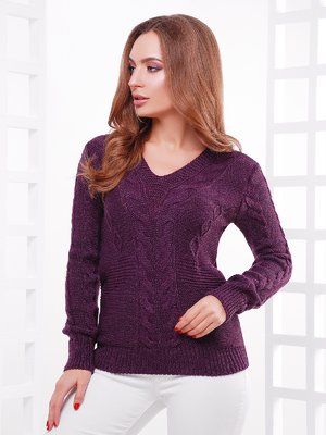 Пуловер фіолетовий | 3822986