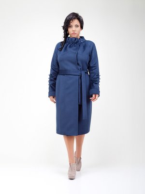 Пальто синее - CORRERA - 3861912