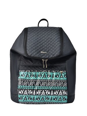Рюкзак черный с орнаментом | 4021872