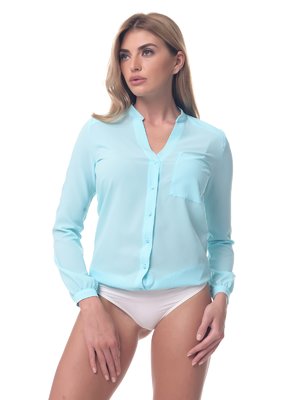 Блуза-боди бирюзовая | 4261140