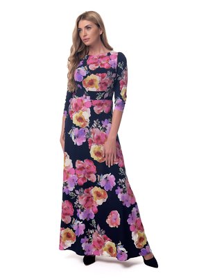 Платье в цветочный принт | 4261172