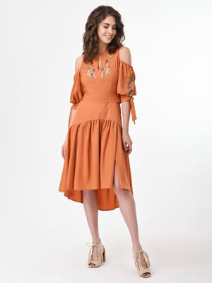 Платье оранжевое | 4335067