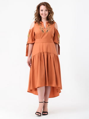 Платье оранжевое | 4335068