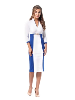 Сукня біло-синя | 4535712