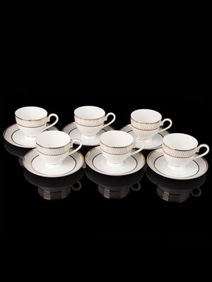 Набор чайных чашек с блюдцами (12 предметов) | 4575813