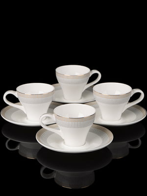 Набор кофейных чашек с блюдцами (8 предметов) | 4575843