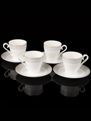 Набір чайних чашок з блюдцями (8 предметів) | 4575891