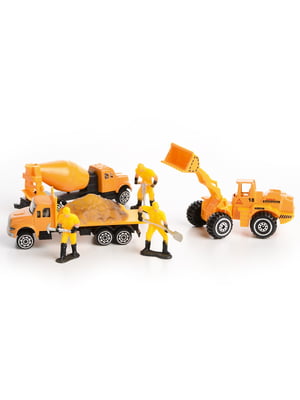 Набор: строители, грузовик, фигурки, бетономешалка | 4838222