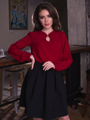 Блуза бордовая | 3064318