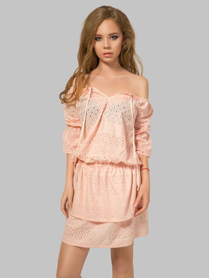 Платье персикового цвета | 4956065