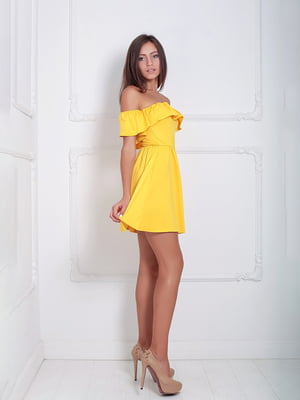 Платье желтое | 5036188