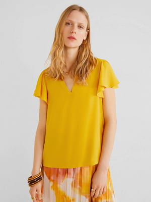 Блуза сонячного кольору | 5140008