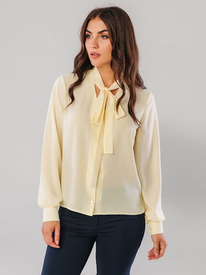 Блуза ніжно-жовта | 5181988