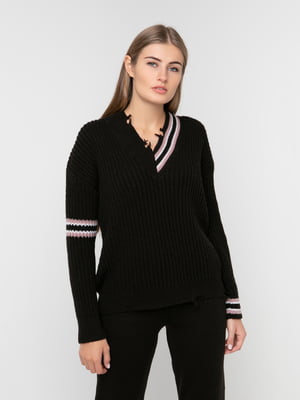 Пуловер чорний | 5237691