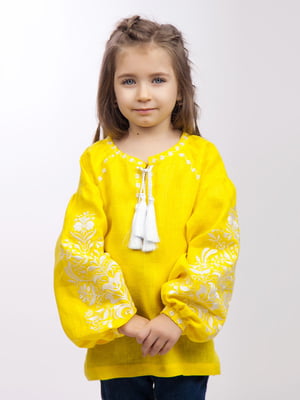 Рубашка-вышиванка желтая | 5246078