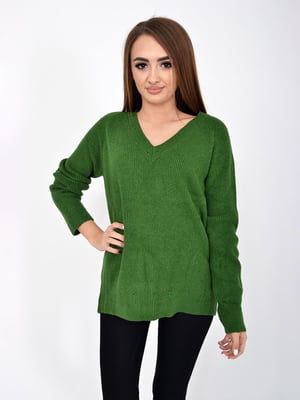 Пуловер зеленый | 5276517