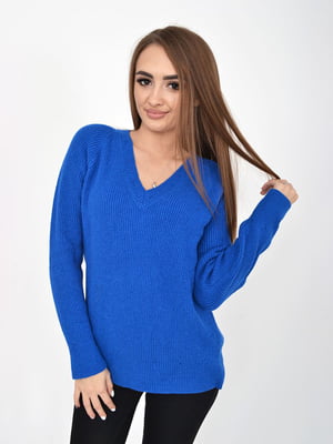 Пуловер синій | 5276520