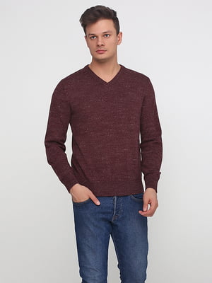Пуловер бордовий | 5280088