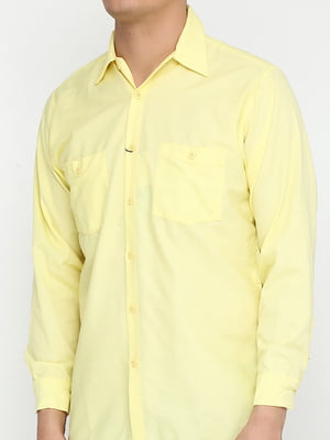Рубашка светло-желтая | 5280221
