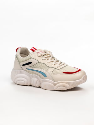 Кросівки біло-червоні | 5302882