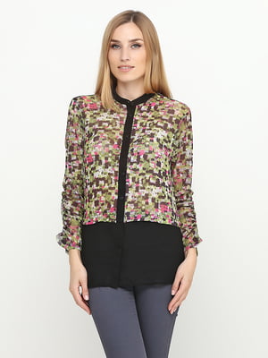 Блуза абстрактной расцветки | 5308654