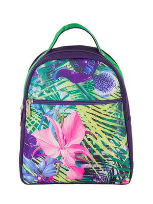 Рюкзак фіолетовий з принтом | 5311576